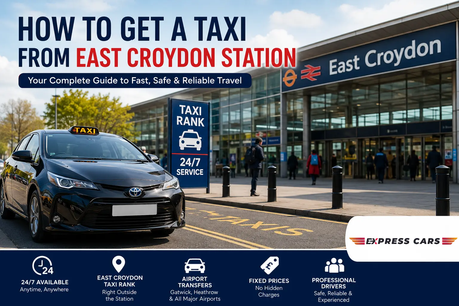 Blog image of How to get a taxi from East Croydon station?